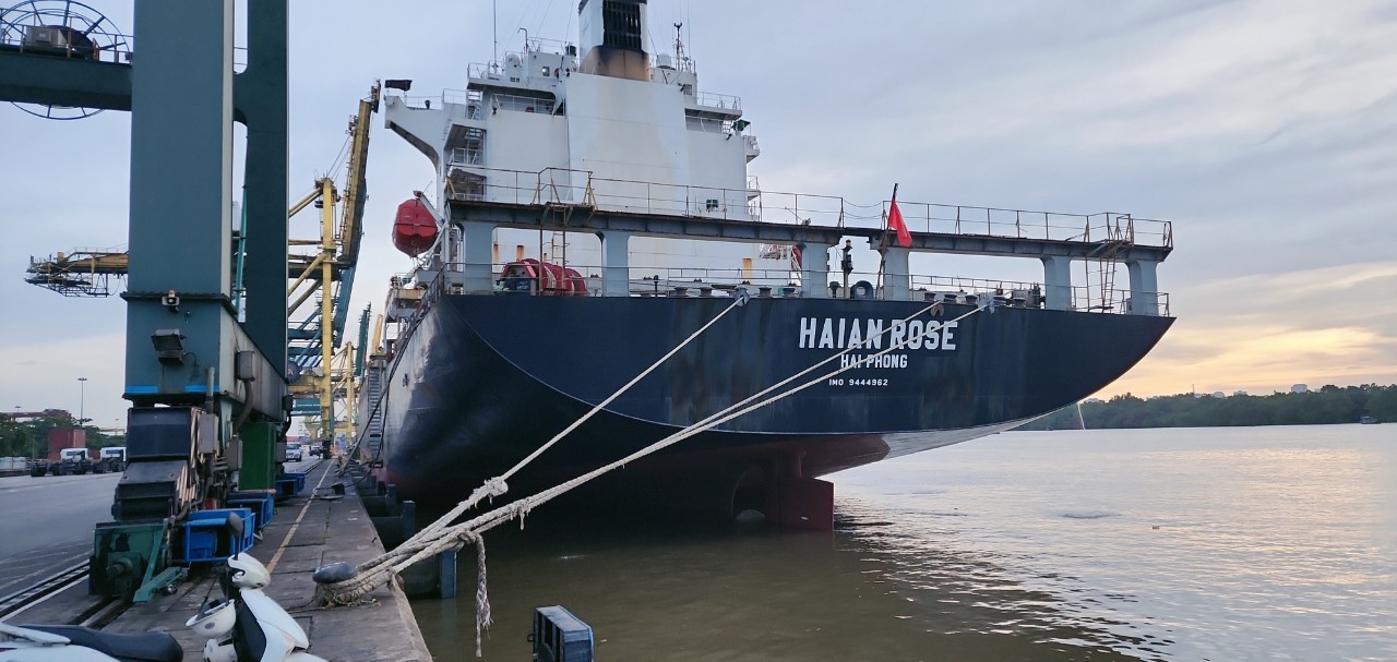 HAIAN GROUP successfully received the container vessel M/v HAIAN ROSE